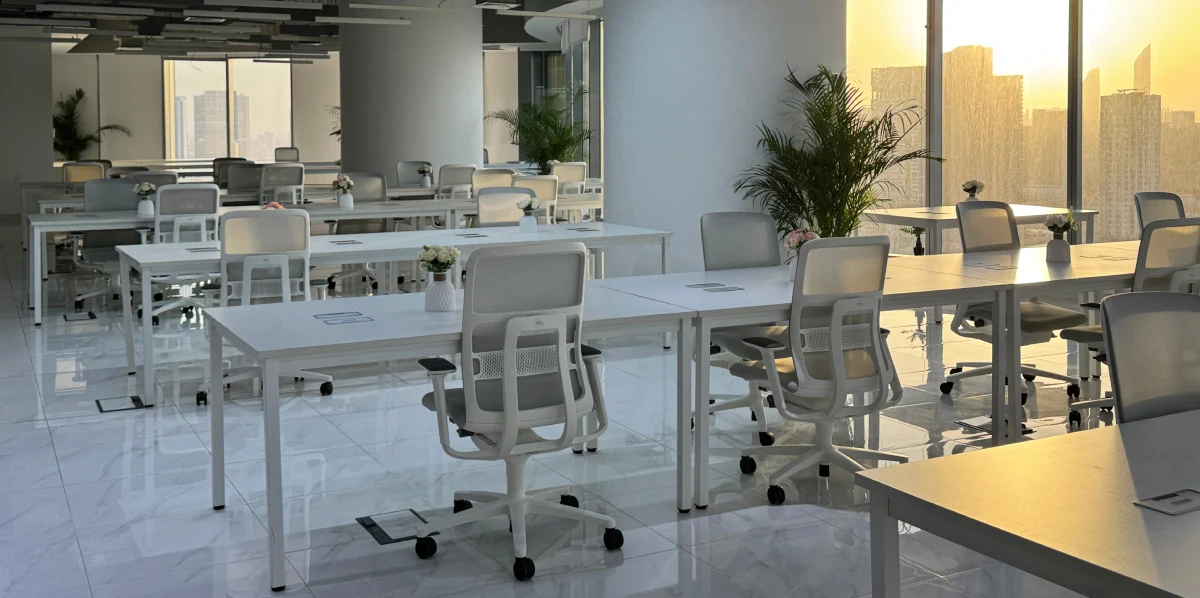 Shared workspace Abu Dhabi - Collaborative coworking area